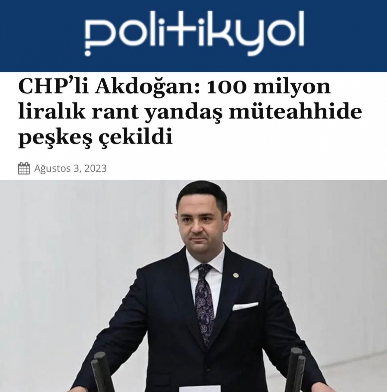 100 milyon liralık rant yandaş müteahhide peşkeş çekildi