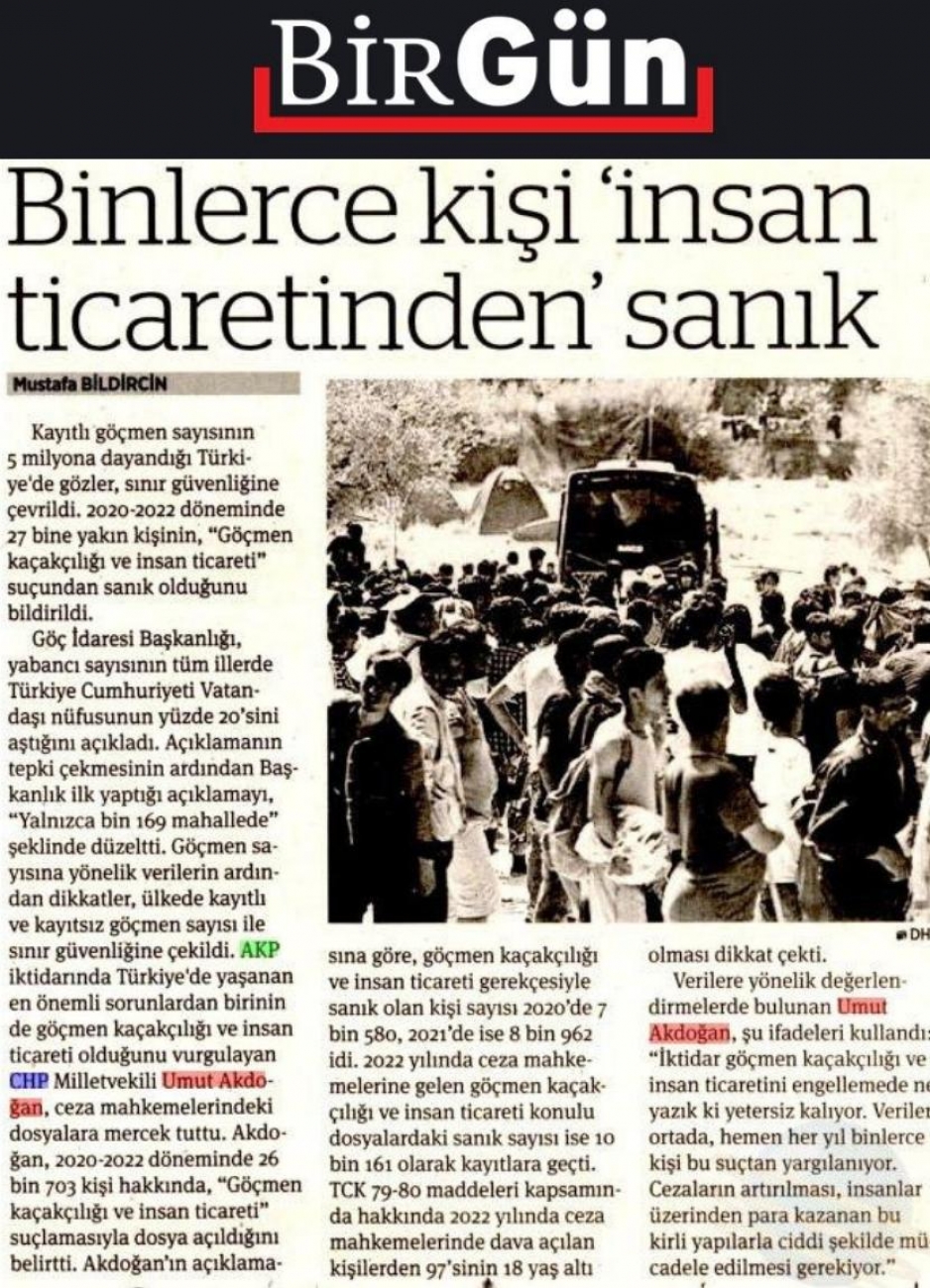 Binlerce kişi "İnsan Ticaretinden" sanık