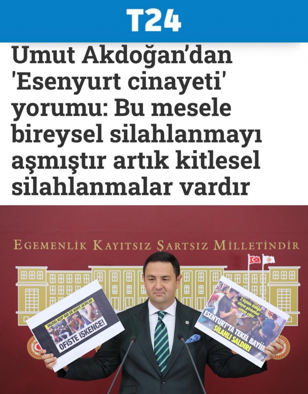 Bu meseleler bireysel silahlandırmayı aşmıştır artık kitlesel silahlanmalar vardır