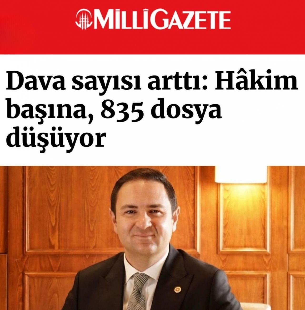 Dava sayısı arttı: Hakim başına, 835 dosya düşüyor