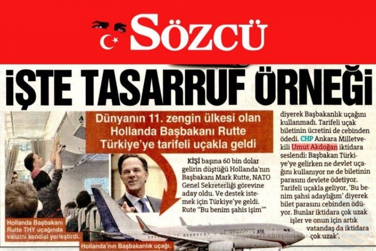 İşte Tasarruf Örneği