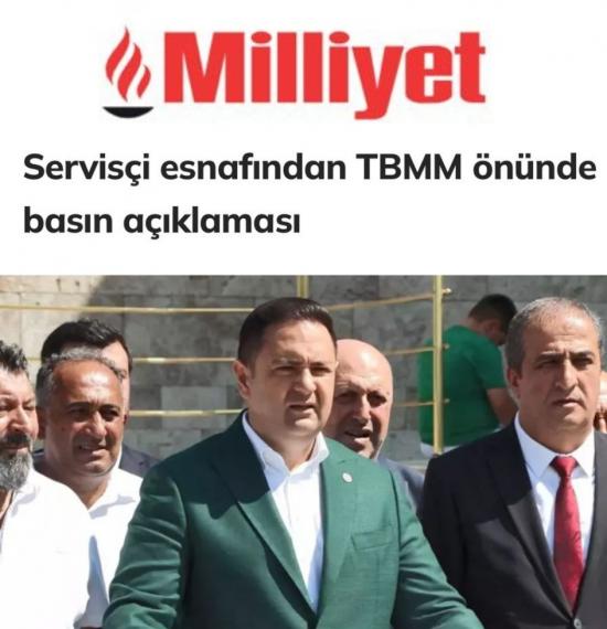 CHP'li Akdoğan TBMM basın toplantısında servisçi sorunlarını ele aldı