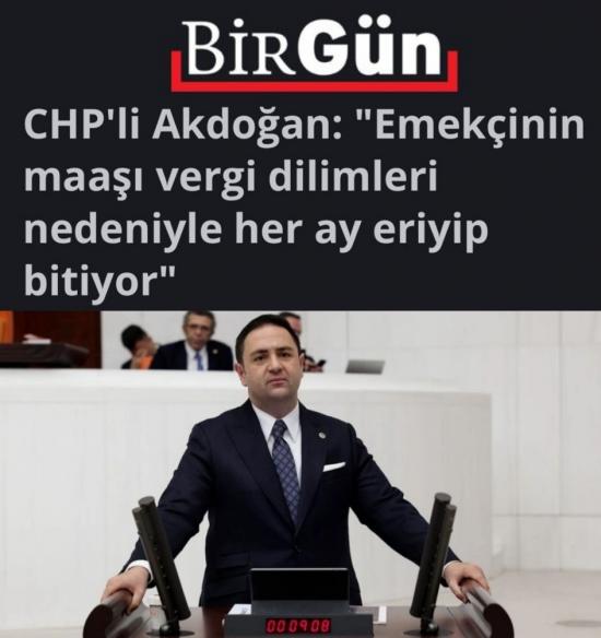 Emekçinin maaşı vergi dilimleri nedeniyle her ay eriyip bitiyor.