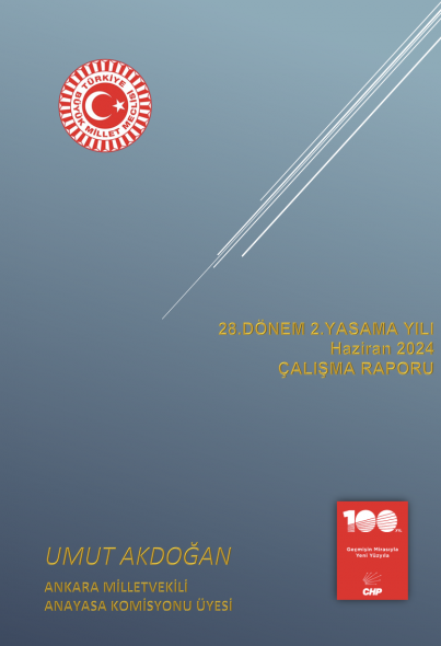 Türkiye Büyük Millet Meclisi 28.Dönem 2.yasama yılı Haziran ayı çalışma raporu