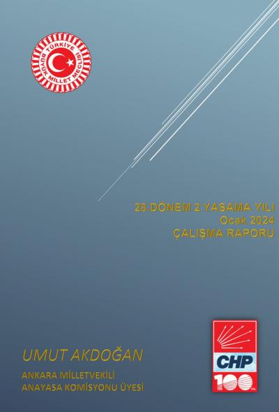 Türkiye Büyük Millet Meclisi 28.Dönem 2.yasama yılı Ocak ayı çalışma raporu
